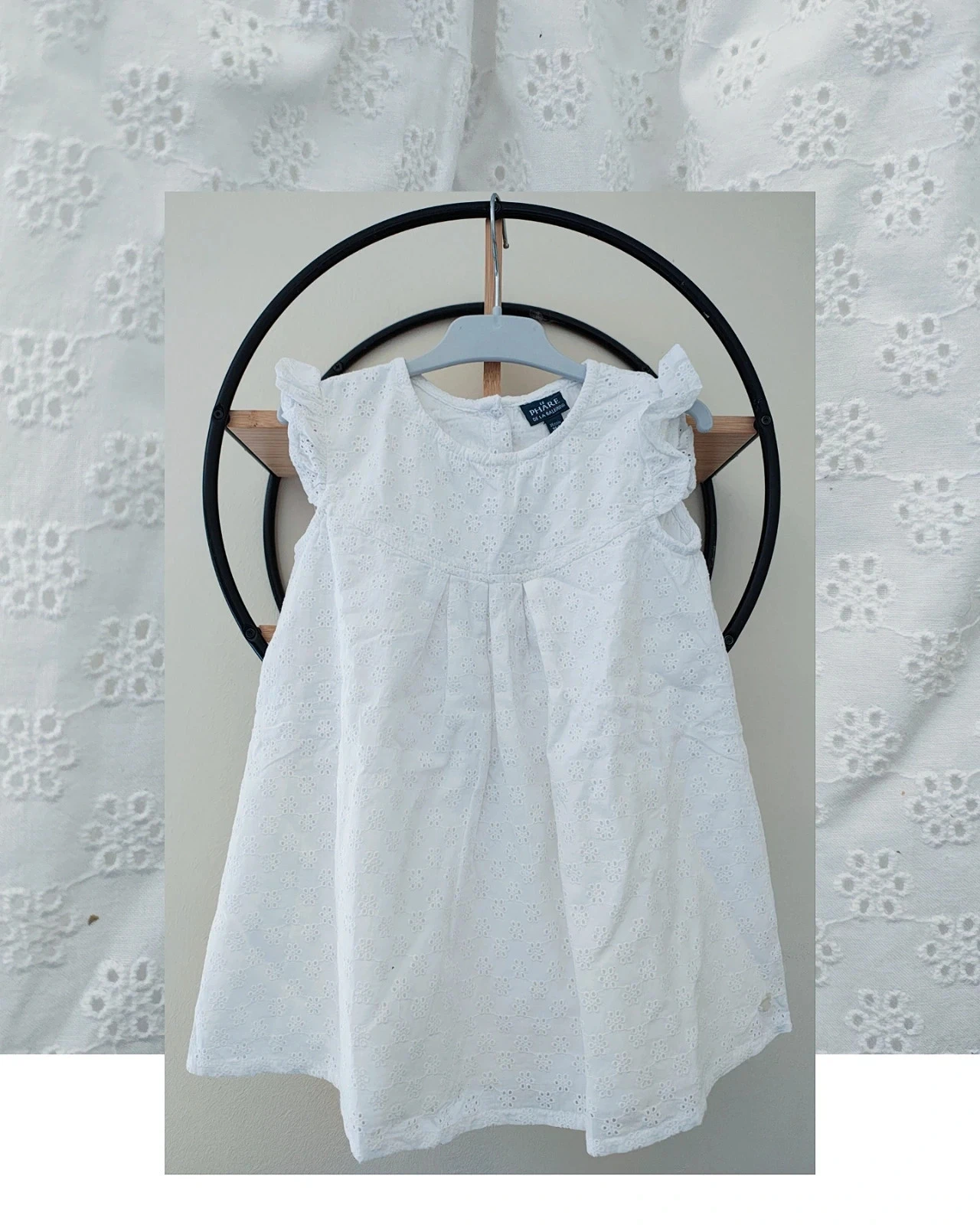 36 mois 3 ans robe été broderie anglaise le phare de la baleine